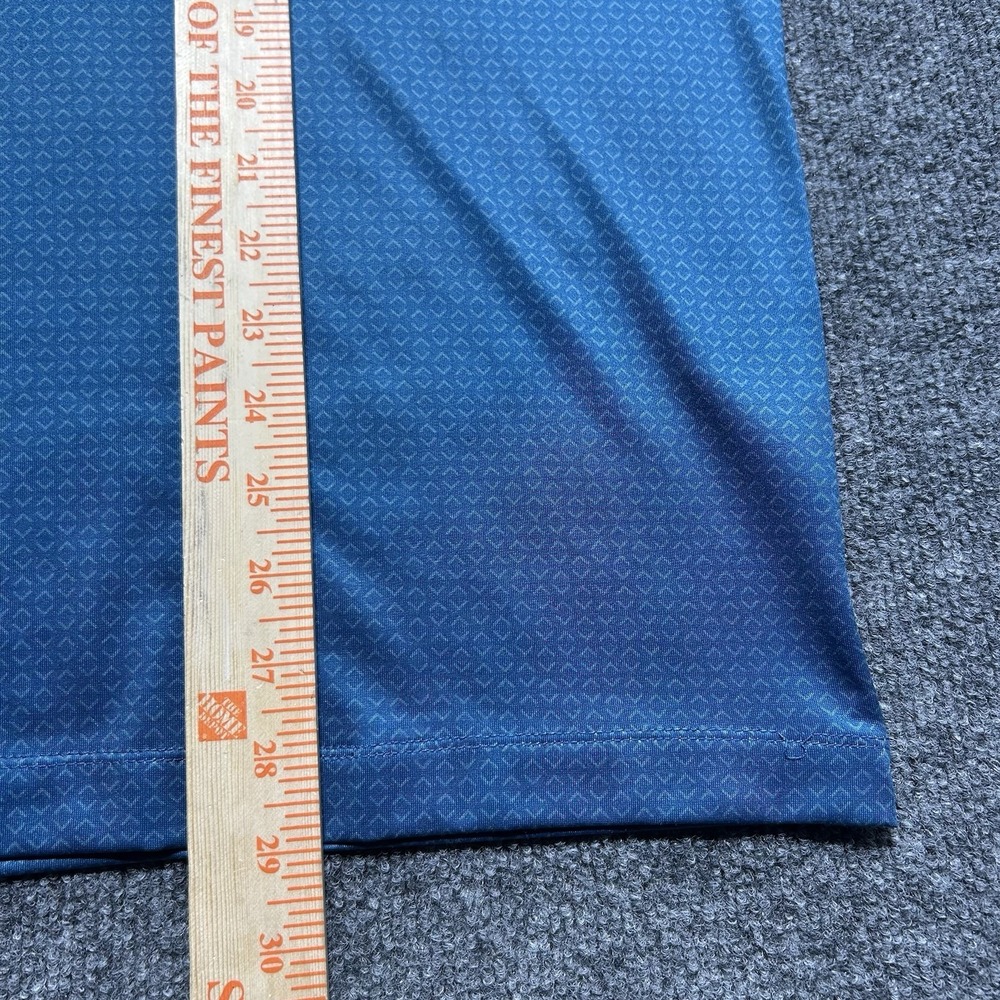 Grayson & Dunn Mens XL Polo Golf Shirt Blue Performance Collared Pullover - Picture 5 of 8